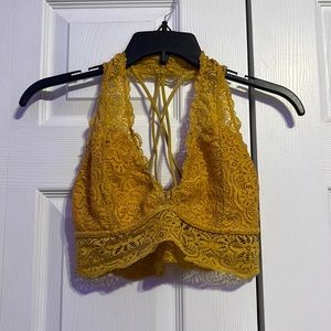 Mustard yellow bralette
